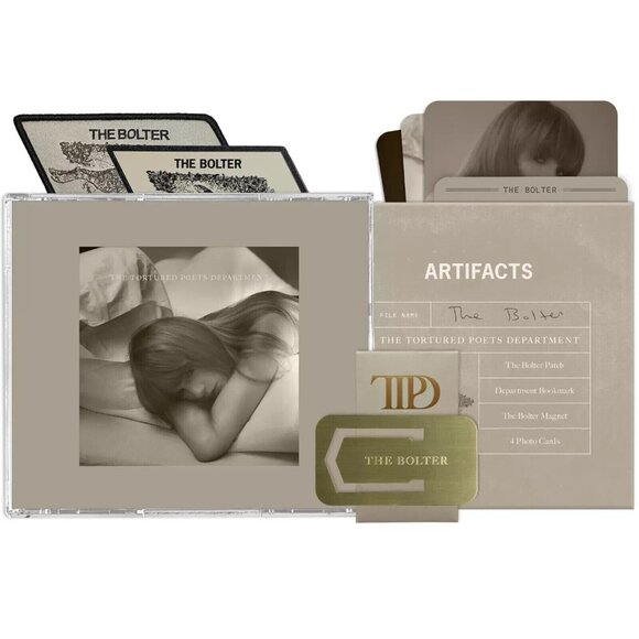 Taylor Swift Tortured Poets Department Collectors Edition Deluxe CD + The Bolter - Picture 1 of 1